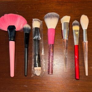 7 Assorted Make-up Brushes e.l.f., Morphe etc. Never Used!